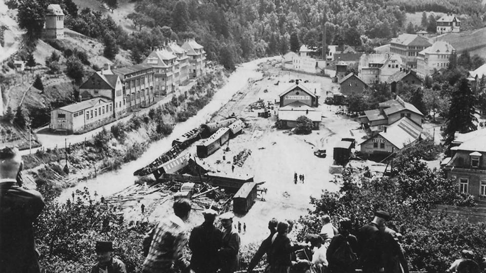 8. Juli 1927: Verheerende Flutkatastrophe im Erzgebirge Hochwasser Erzgebirge Glashütte