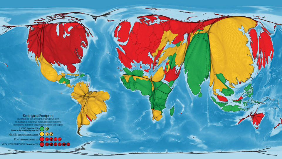 Erderschöpfungstag: In etwas mehr als sieben Monaten so viel verbraucht, wie die Erde in einem Jahr produziert Ecological Footprint