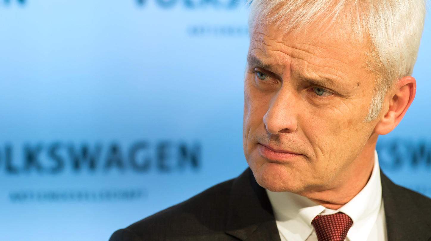 Olis Klimablog: RWE argumentiert sehr seltsam in der Braunkohlefrage Matthias Müller, Vorstandsvorsitzender der Volkswagen AG, spricht am 24.02.2017 während einer Pressekonferenz im Anschluss an die Aufsichtsratssitzung im Volkswagen-Werk in Wolfsburg (Niedersachsen). Foto: Swen Pförtner/dpa +++(c) dpa - Bildfunk+++