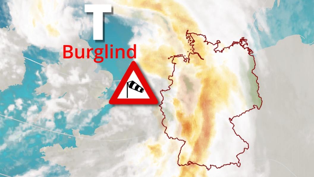 Das ging nach hinten los: Frau wollte sich mit Tief 'Burglind' selbst eine Freude machen Satellitenbild vom 03.01.2018