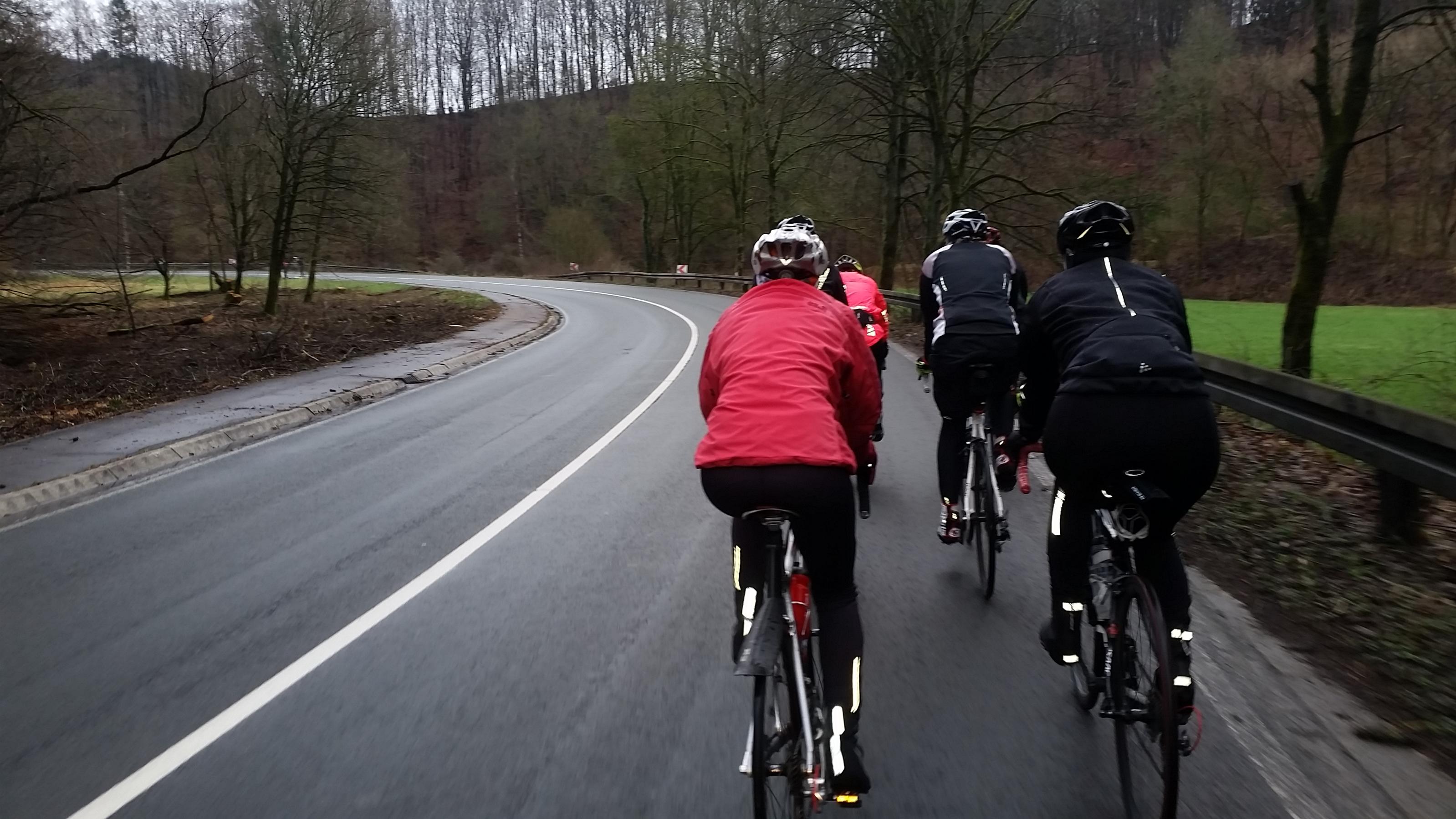 Tobis Radblog: Sunday Morning coming down Radtour durch das Bergische Land am 28.01.2018