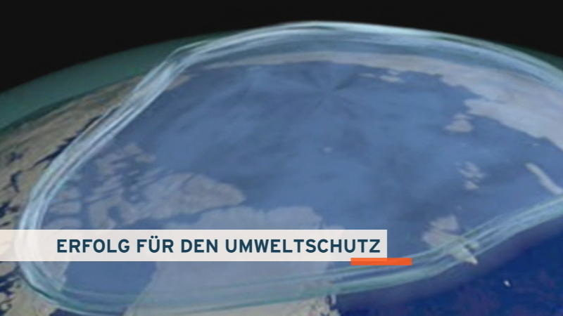 Erfolg für den Umweltschutz Das Ozonloch über der Antarktis ist weiter geschrumpft