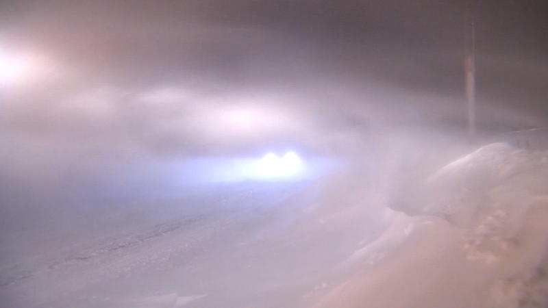 Orkanböen sorgten für Schneeverwehungen Wintersturm über Deutschland 2017