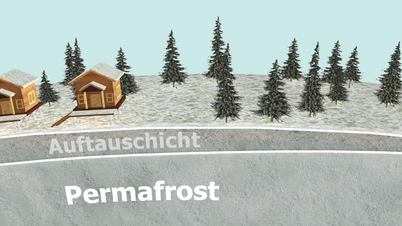 Permafrost reicht bis zu 1.500 Meter tief Was ist Permafrost überhaupt?