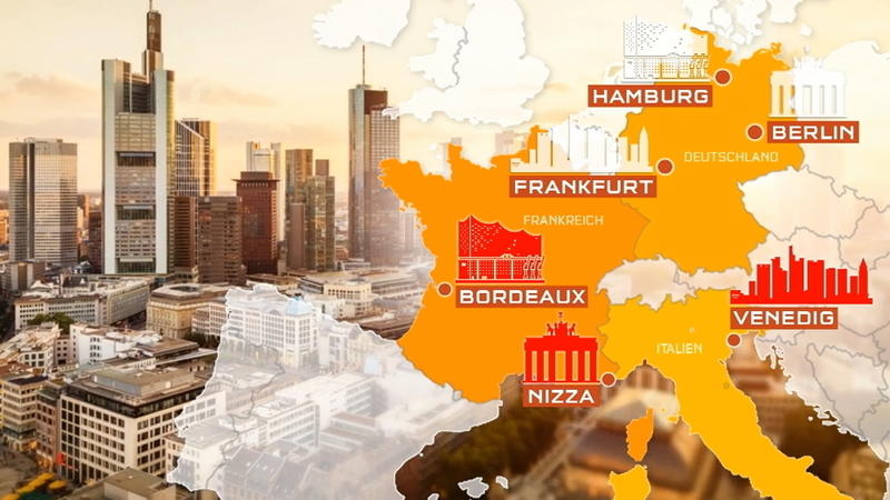 Frankfurt wird Venedig, Berlin wird Nizza Frühjahr und Sommer wie in Südeuropa