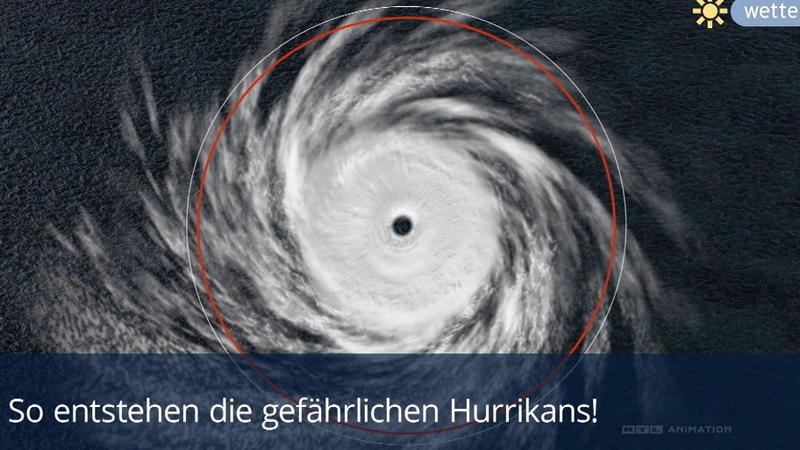 Hurrikans können einen Durchmesser bis 1.000 km haben So entstehen die gefährlichen Hurrikans