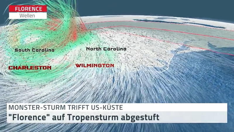 Monster-Sturm trifft auf US-Küste