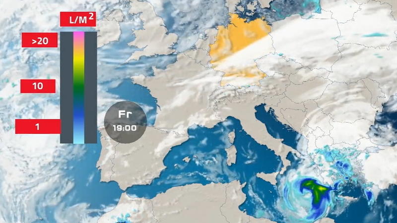 Medicane bringt Orkanstärke und viel Regen Gefährlicher Sturm über dem östlichen Mittelmeer