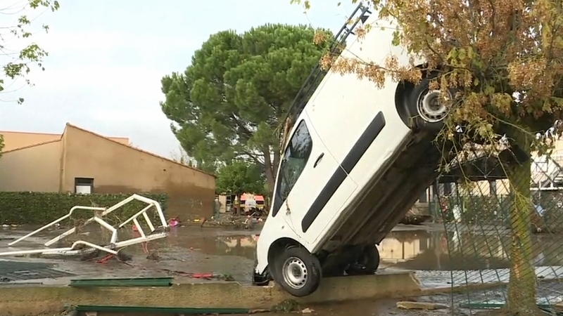Tausende Haushalte ohne Strom Verheerende Fluten im Südwesten Frankreichs