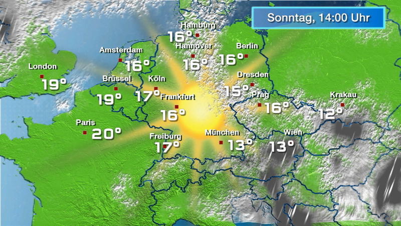 Der Regen- und Wolkenfilm für 48 Stunden Unglaublich, es ist Regen unterwegs