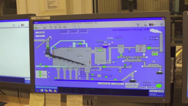 Ein umweltfreundliches Wärmekraftwerk Saubere Energie statt dreckiger Luft
