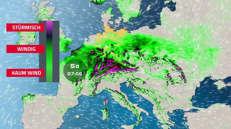 Sturmtief zieht über das Land Hier wird es besonders stürmisch