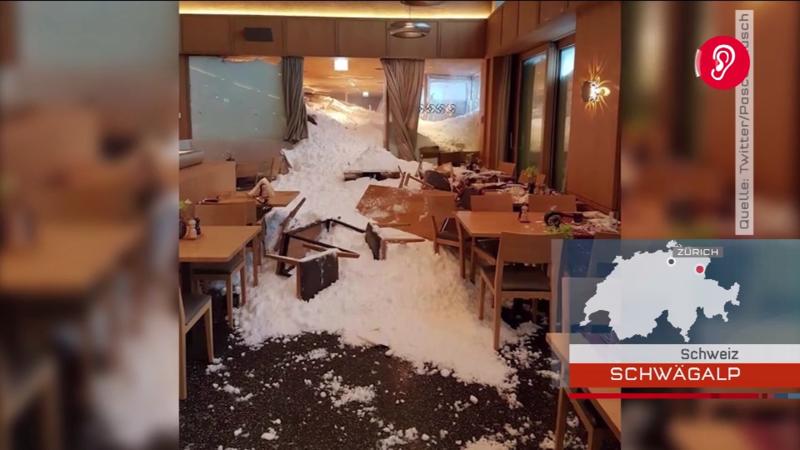 Schneemassen in den Alpen Winterchaos in Österreich und der Schweiz