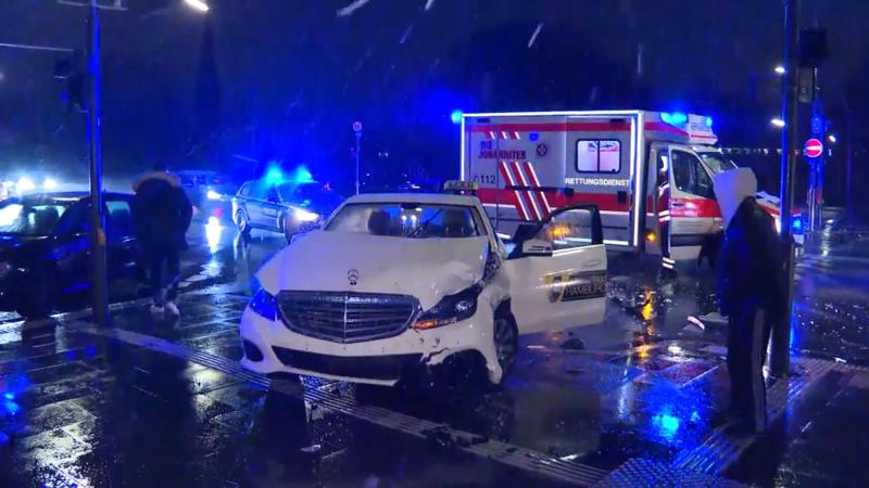 Viele Unfälle - meist nur Blechschäden Der Schnee kam in der Nacht