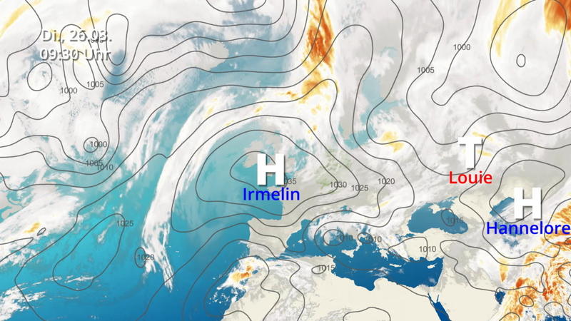 Satellitenfilm vom 24. bis 26.12. Polarluft bestimmt das Wetter