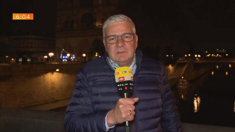 Großbrand von Notre-Dame RTL-Reporter Carsten Lueb vor Ort