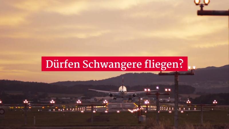 Strahlung, Thrombose & Co. Dürfen Schwangere fliegen?