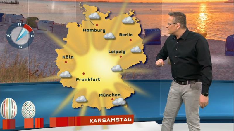 Viel Sonnenschein, kaum Wolken Der Wetterbericht