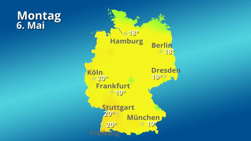 Satte 10 Grad weniger Die Temperaturen rutschen Tag für Tag ab