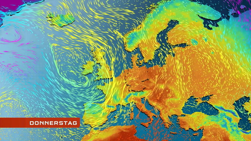 Der Strömungsfilm für Europa Ende der Woche wird alles anders
