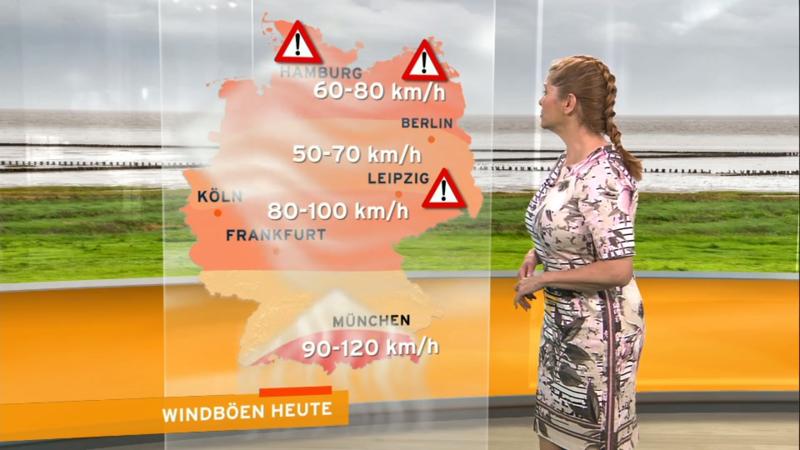 Der Wetterbericht Gefahr durch Staubstürme!