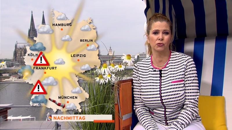 Maxi Biewer erklärt das Wetter Vorsicht: Gewitter, UV-Strahlen und Waldbrände