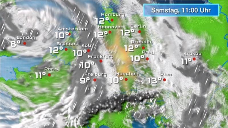 Wolken- und Regenfilm für 48 Stunden Jetzt kann der Regen alle mal erwischen