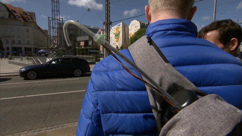Modellversuch in Leipzig Feinstaub-Messung per Rucksack