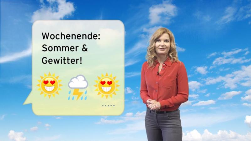 Wochenende bringt Sommerwerte & Gewitter Nach den farbenfrohen Eisheiligen
