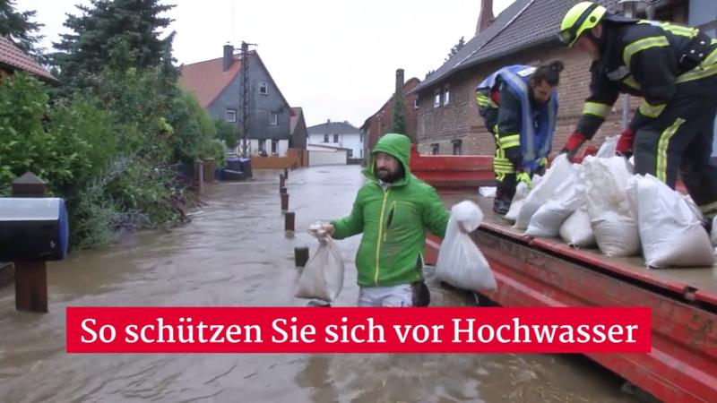 Das ABC für den Ernstfall Checkliste: So vor Hochwasser schützen