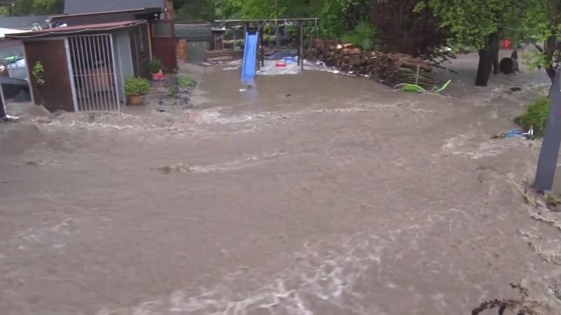 Heftige Überflutungen in Thüringen Unwetter richten Schäden an