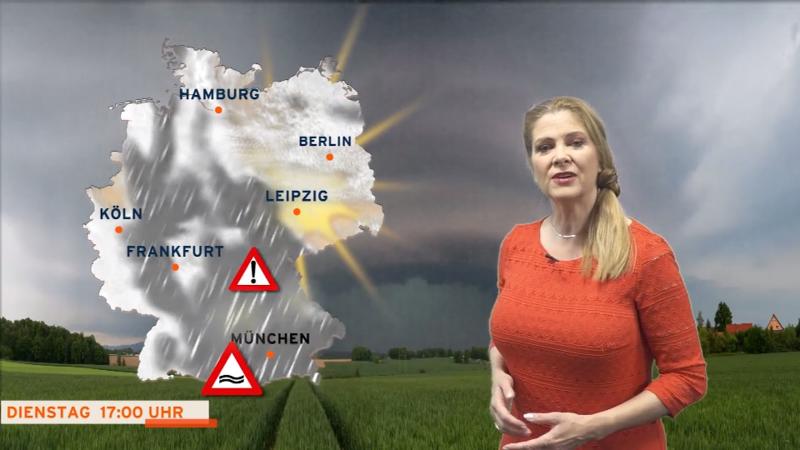 Unwettergefahr durch Hochwasser Kräftiger Regen im Süden