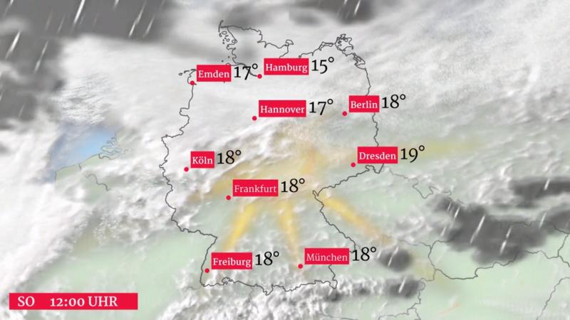 Der Regen- und Wolkenfilm für 48 Stunden Neue Wolken für den Norden