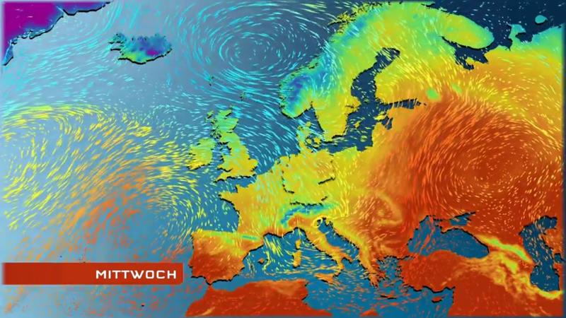 Der Strömungsfilm für 5 Tage Da kommt ganz schön kühle Luft zu uns