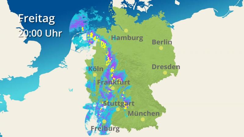 So zogen die Gewitter über den Westen Windhose im Osten von NRW