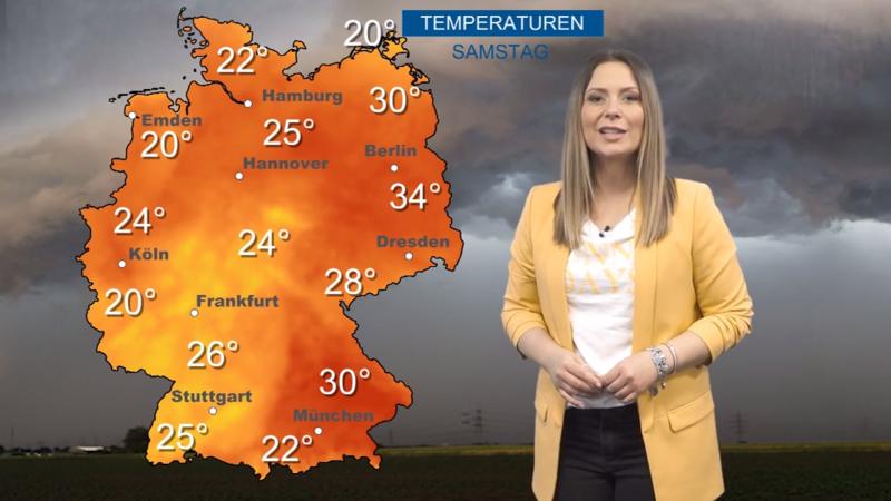 Erst im Norden und dann im Süden Brisante Wetterlagen mit Saharastaub und Gewittern