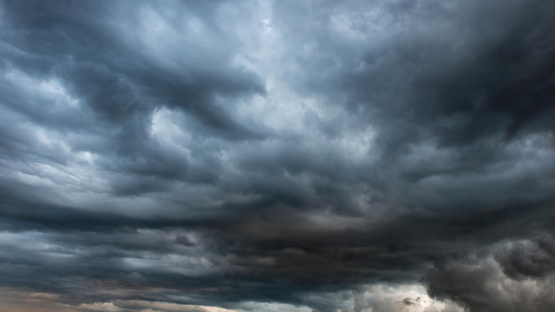 Unwetter beenden Hitze Gewitter im Anflug