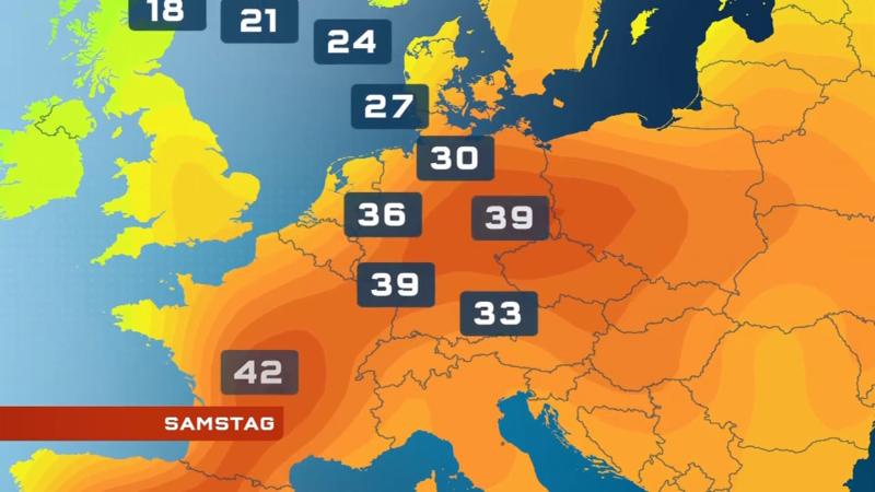 Hitzewelle nimmt zweiten Anlauf 40 Grad kommen gefährlich nah