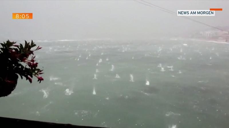Gewitter und Tornado Krasse Unwetter in Italien und Griechenland
