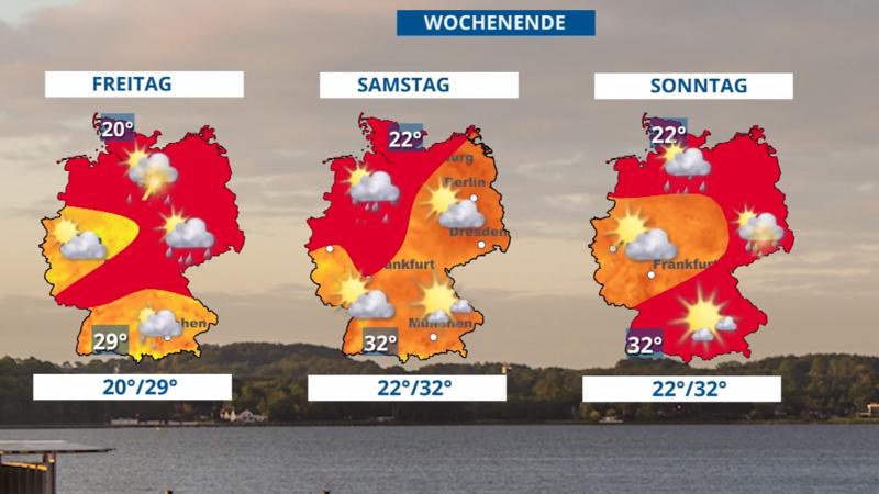 Gewittergefahr am Wocheende Es kann wieder knallen
