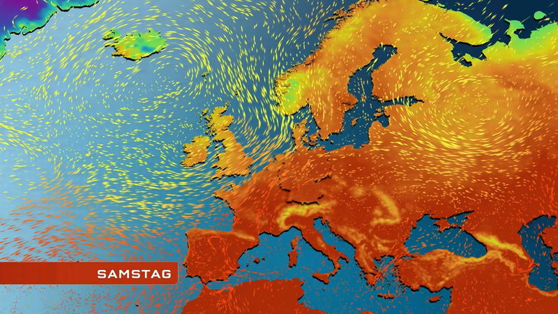 Der Strömungsfilm für Europa Mildere Luft kann sich nicht durchsetzen
