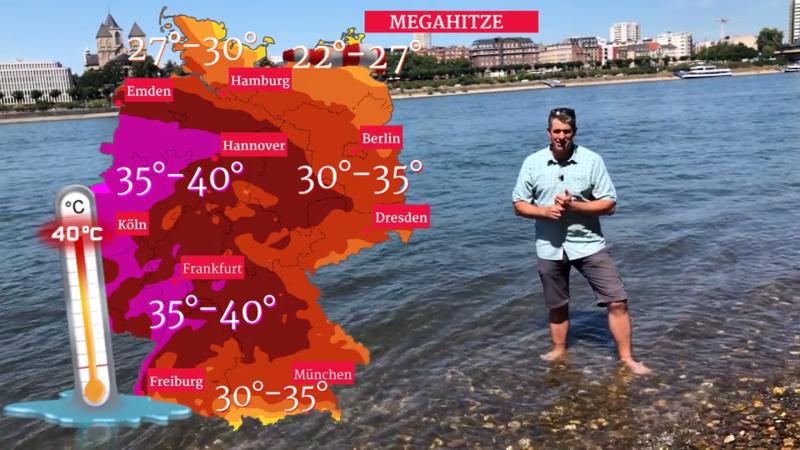Ostseeküste ist der einzige Die Rekordjagd läuft: Es wird brutal heiß!
