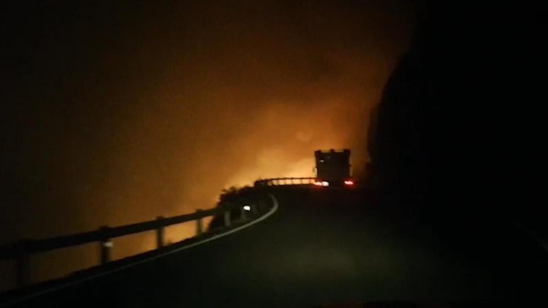 Aufnahmen zeigen das Ausmaß Waldbrand auf Gran Canaria