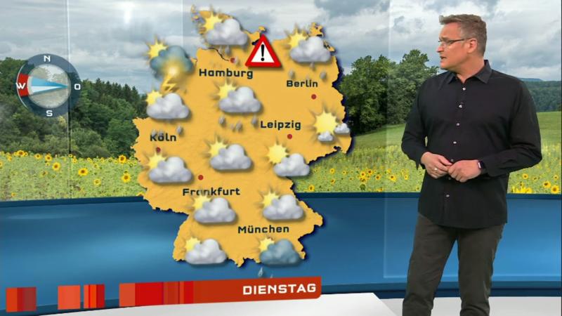 Der Wetterbericht Tschüss Badewetter