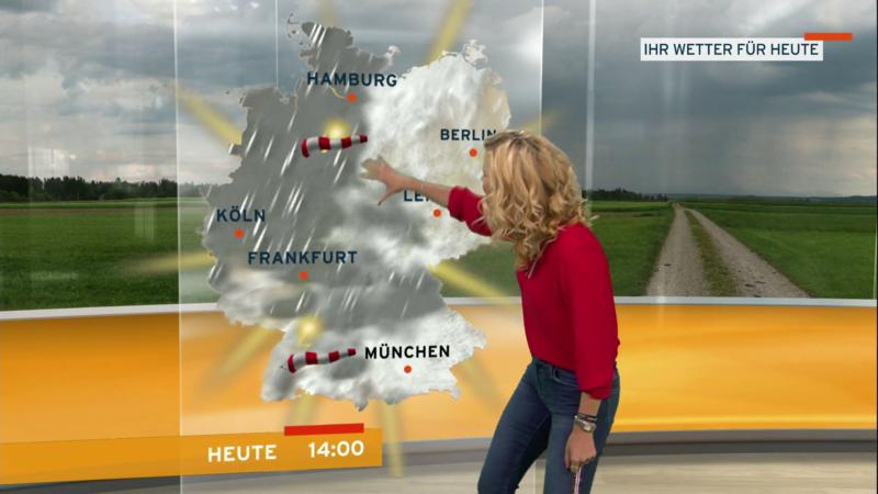 Der Wetterbericht Heute zum Teil windiges Aprilwetter