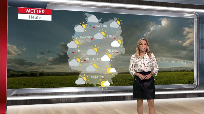 Der Wetterbericht mit Angela Braun Viele Wolken, etwas Regen und Sonne im Süden