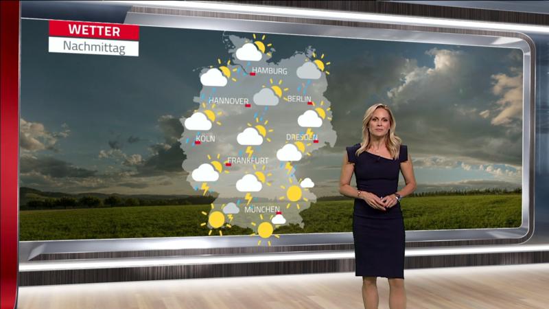Der Wetterbericht Nur im Süden lacht die Sonne