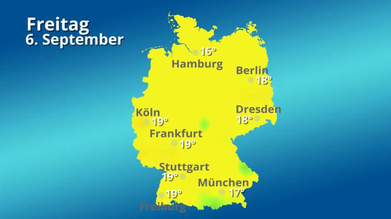 Die Höchstwerte für 14 Tage Bald nur noch unter 20 Grad