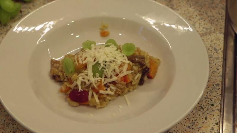 Lieblingsgericht von Zuschauerin Giulia So macht man das Kürbis-Steinpilz-Risotto