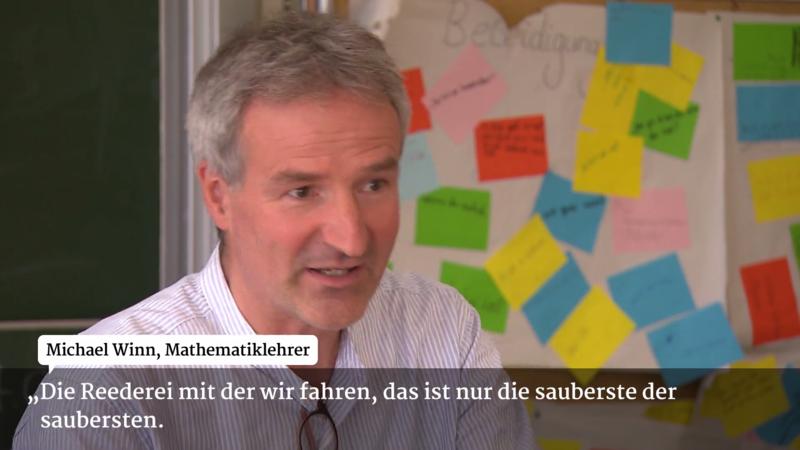 Abifahrt auf dem Kreuzfahrtschiff Das sagt ein Schüler und der Lehrer